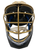 Used Cascade XRS Lacrosse Helmet Gold/Navy/Black Needham Decals 11742-S000544327 View 4