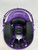 Used RIP-IT RIP-IT S/M 6-6 7/8 Batting Helmet w/Mask Purple And White S/M 11879-S000024358 View 4