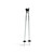 Used Rossignol 2 POWER Mens DH Ski Pole Silver 110 cm / 44 in 11735-S000368519 View 1