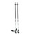 Used AXIS SPEED 110CM Mens DH Ski Pole Black 110 cm / 44 in 11484-S000312099 View 1