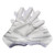 Shock DR Game Day Pro Senior Football Receiver Gloves, White View 2