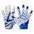 New Game Day Pro Football Receiver Gloves Youth White/Royal Lg 11876-SHDCG10780WRYL View 1