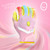 New Easton Ghost Ethos Happiness Project Fastpitch Batting Gloves, Pink, Girl's S 11805-EASE00750965 View 3