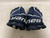 Used Bauer VAPOR HYPERLITE Senior Gloves Navy Blue 14" 11855-S000209398 View 1