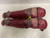 Used All-Star LG40SPRO Catchers Leg Guards Maroon Adult 11855-S000209438 View 1