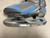 Used Jackson SOFTEC EASY LACE Mens Figure Skate Grey And Royal Blue Senior 10 11855-S000209501 View 4