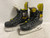 Used Bauer SUPREME S37 Intermediate Hockey Skate White/Black/Yellow Intermediate 4.0 11855-S000209524 View 5