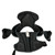 Used STX STALLION 75 Lacrosse Shoulder Pads Black MD 11484-S000312585 View 3