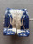 Used Reebok 7000 JR Goalie Leg Pads Youth Royal Blue 24" 11858-S000093179 View 1