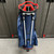 Used Taylormade PRO Mens Stand Bag Black/Navy/Red 11855-S000209788 View 3