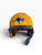Used BASEBALL HELMET Batting Helmet No Mask Navy Blue And Yellow SM 11914-S000016543 View 2