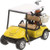 New t.na Die Cast Model Pull-Back Toy Golf Cart Yellow 11731-S000172775 View 1