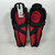 Used Bauer Legacy Youth Shin Guards Black And Red 10" 11622-S000157444 View 2