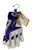 Used Nike BB/SB Purple and Gray MVP Hyperfuse Adult XL Batting Gloves 11856-S000032434 View 1