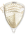 Used STX SHIELD Mens Goalie Head White 11724-S000231572 View 1