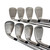 Used Taylormade M6 Men's RH Iron Set 5I-SW Regular Flex 11506-S000312623 View 5