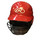 Used Rawlings RCFH Batting Helmet w/Mask Red One Size 11730-S000074018 View 1