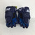 Used Bauer X JR 11IN HOCKEY GLOVES Junior Gloves Navy Blue 11" 11752-S000081931 View 3