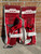 Used CCM AXIS 1.9 Goalie Leg Pads Junior White/Red/Navy 30" 11891-S000323446 View 2
