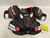 Used Bauer NSX Junior Shoulder Pads Black And Red MD 11855-S000210260 View 1