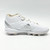 Used Adidas ADIZERO IMPACT 2 Jr FB Cleats White And Silver Junior 01 11805-S000089232 View 2