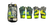 Used Adidas ACE ZONE ULTIMATE Soccer Goalie Gloves Black And Neon Green 12 11917-S000022094 View 1
