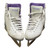 Used Riedell SPARKLE FIGURE SKATES Girls Figure Skate White And Pink Junior 04 11813-S000355806 View 3