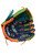 Used Franklin MESH TEK BB/SB Glove T-ball Royal Blue And Lime Green 9 1/2" 11884-S000070343 View 1