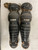 Used All-Star LG912LS Catchers Leg Guards Black Intermed 11855-S000210443 View 1