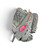 Used Rawlings SCSB100P Baseball/Softball Glove 10" Right Hand Throw Silver/Pink, back view View 2