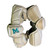 Used Warrior EVO PRO IMPAX Lacrosse Arm Pads/Guards White MD 11484-S000313996 View 2