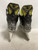 Used Bauer VAPOR X4 Junior Hockey Skate White/Black/Yellow Junior 02.5 11855-S000210798 View 3