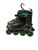 Used PAPAISON INLINE SZ 1-4 Junior Rec Fitness Skates Black Adjustable 11814-S000405610 View 2