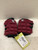 Used Brine ELBOWS Lacrosse Arm Pads/Guards Maroon SM 11725-S000509723 View 1