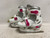 Used PARTY GIRL 6-9 Girls Softboot Skate White Adjustable 11855-S000210911 View 2