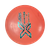 Used Discraft X AVENGER SS Disc Golf Driver Orange 168g 11866-S000041714 View 1