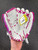 Used Easton GNXFP12W Ghost RH Throw Fastpitch Gloves White 12" 11945-S000260206 View 2