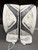 Used Bauer X900 Goalie Leg Pads Inter White MD 11821-S000035365 View 1