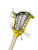 Used Gait Womens Complete Lacrosse Stick w/ Whip 2 Head 42.5" 11731-S000174210 View 3