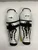 Used CCM ULTRA TACKS Youth Shin Guards White And Black 9" 11855-S000211152 View 1