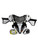 Used STX CELL VI Lacrosse Shoulder Pads White MD 11798-S000045783 View 1