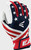 Easton Mav GT Baseball/Softball Batting Gloves, Red/White/Blue View 1