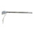 Used STX Fortress Women's Lacrosse Stick Attack/Midfield White, side view View 4