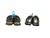 Bauer TEAM VAPOR ELITE Junior Gloves Black And Gold 10" 11917-S000022655 View 2