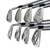 Used Mizuno MP 63 Men's RH Iron Set 3I-PW Stiff Flex Steel Shaft 11506-S000314214 View 4