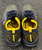 Used Jordan TRAINER 1 MICHIGAN Basketball Shoes M Navy Blue And Yellow Senior 9.5 11894-S000063243 View 3