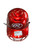 Used Rawlings RED 6 1/2 - 7 1/2 Batting Helmet w/Mask Red One Size 11932-S000175407 View 1
