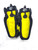 Used Bauer MACH Youth Shin Guards Black 9" 11860-S000317078 View 2
