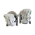 Used Flow FLITE 2 SNOWBOARD BINDINGS Mens Binding Only White M/L 11617-S000354508 View 2