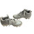 Used Under Armour CLEATS BB/SB Cleats Grey Junior 03 11760-S000099256 View 2
